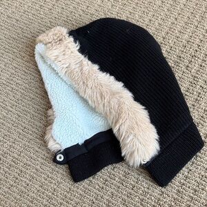 Marc By Marc Jacobs Black and Cream Kids Hat
